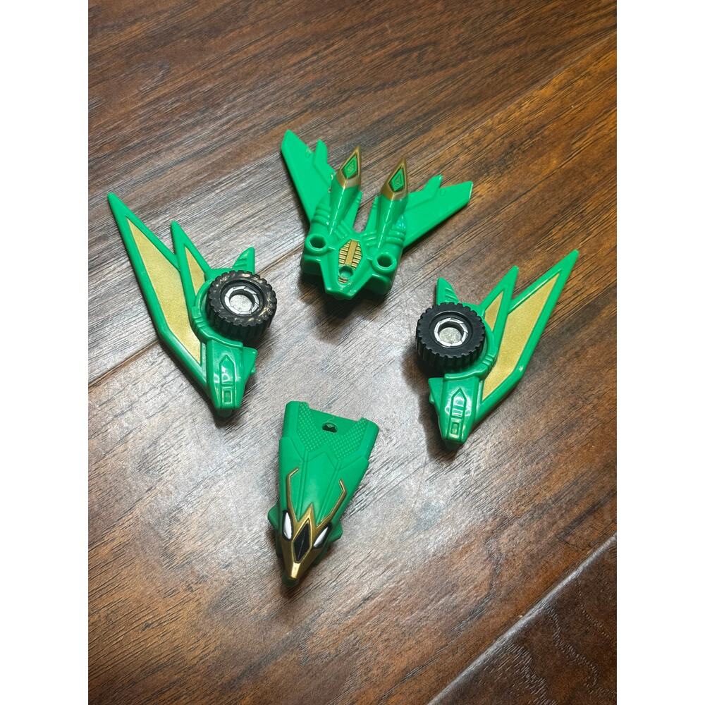 Vintage Power Ranger Ninja Storm Green Samurai Turbo Tri-Battlized Parts Pieces